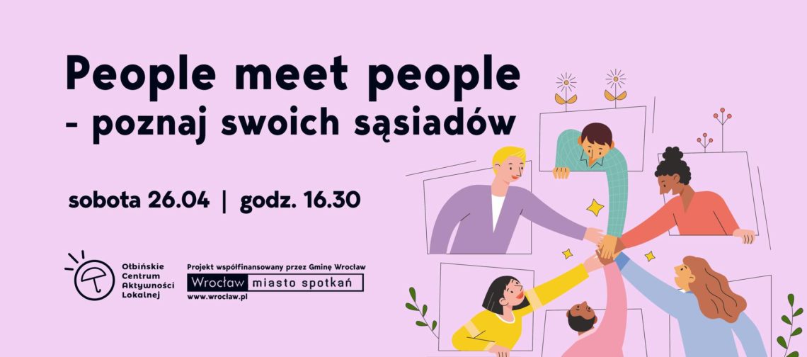 obraz znajduje się ilustracja przedstawiająca sześć osób wychylających się z okienek, które łączą ręce w geście współpracy